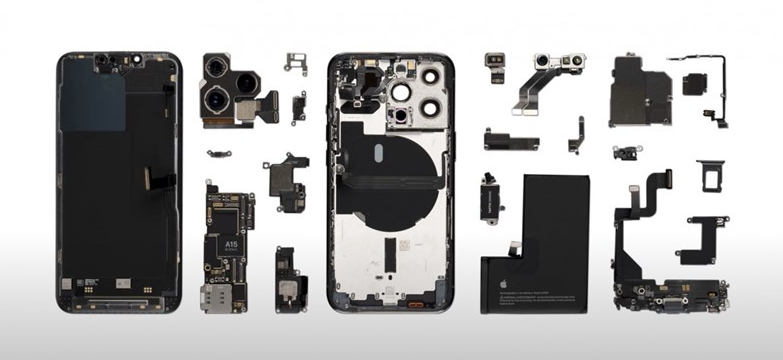 The iPhone 13 Pro – This video shows how it was taken to pieces