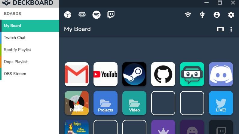 Deckboard: a cheap and alternative device to Stream Deck