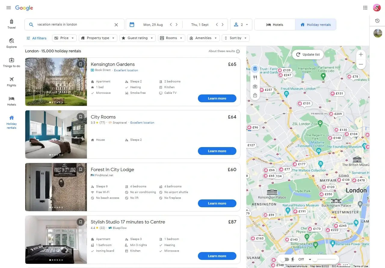 Google-Hotel-Search 