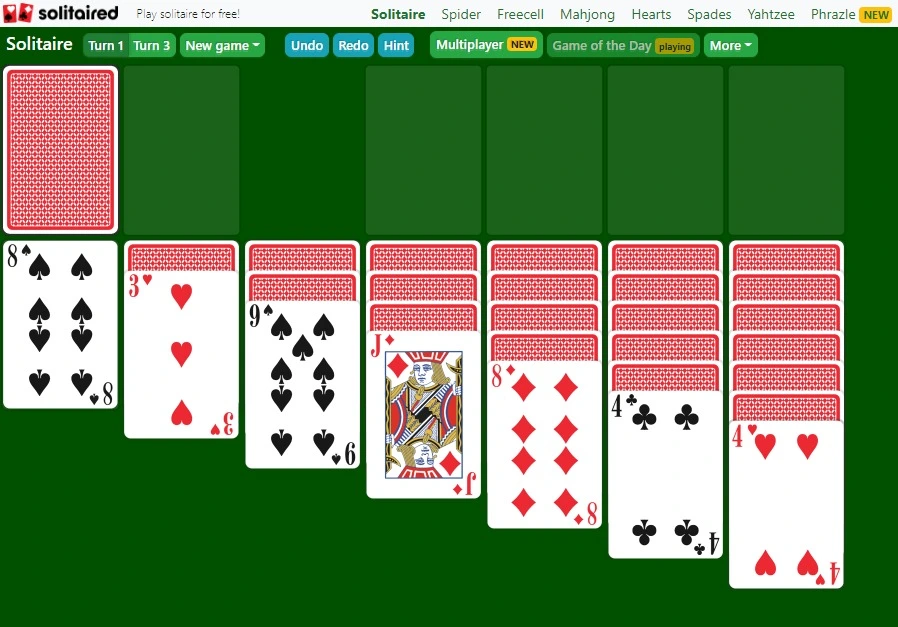 Best Online Free Solitaire 